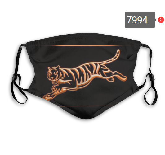 NFL 2020 Cincinnati Bengals #7 Dust mask with filter->nfl dust mask->Sports Accessory